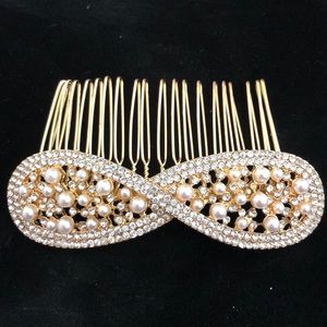 Infinity Wedding hair piece